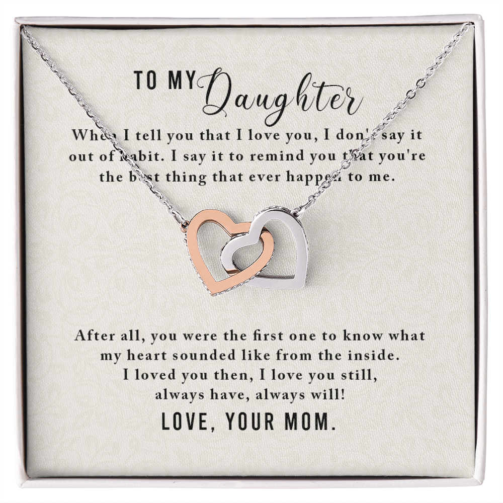 To my Daughter, Sentimental Gift for Her Daughter's Birthday Christmas - Gift Junction 