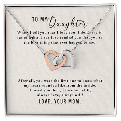 To my Daughter, Sentimental Gift for Her Daughter's Birthday Christmas - Gift Junction 