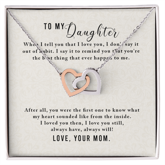 To my Daughter, Sentimental Gift for Her Daughter's Birthday Christmas - Gift Junction 