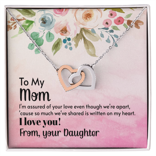 Customised Jewelary gift To my MOM, Love from your Daughter - Gift Junction 