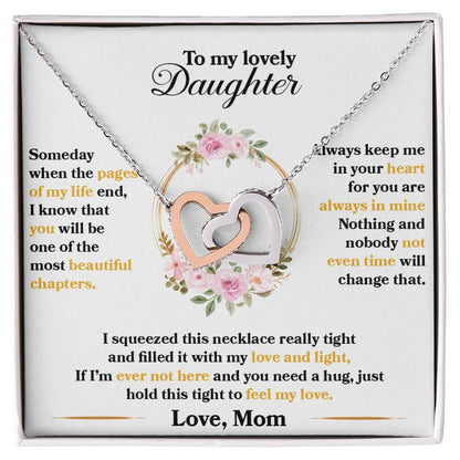 To My Lovely Daughter, Hold This Tight To Feel My Love - Gift Junction 
