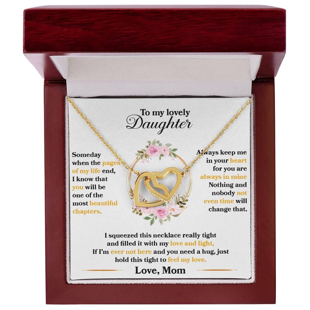 To My Lovely Daughter, Hold This Tight To Feel My Love - Gift Junction 