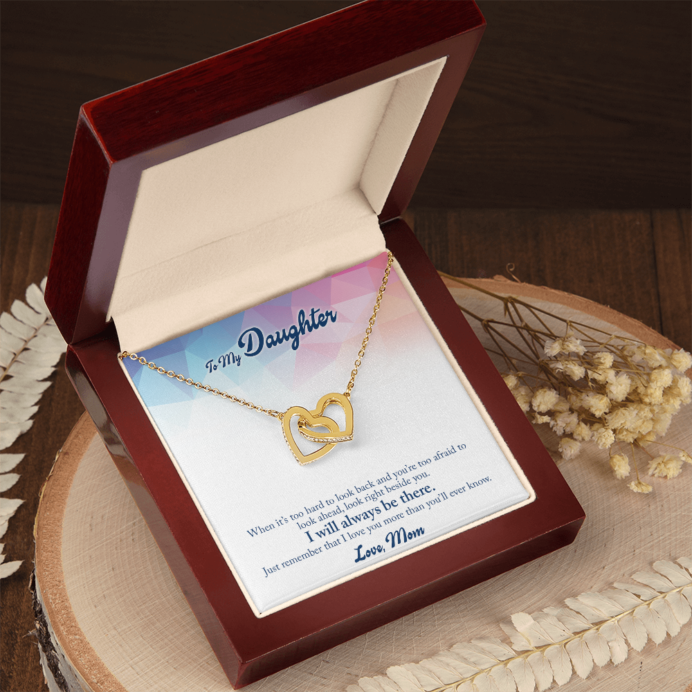 To my Daughter, Heart Necklace with Messagr Card - Gift Junction 