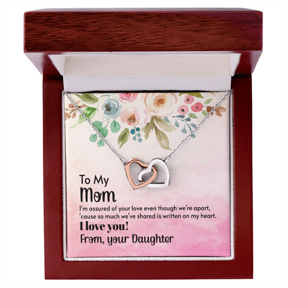 Customised Jewelary gift To my MOM, Love from your Daughter - Gift Junction 