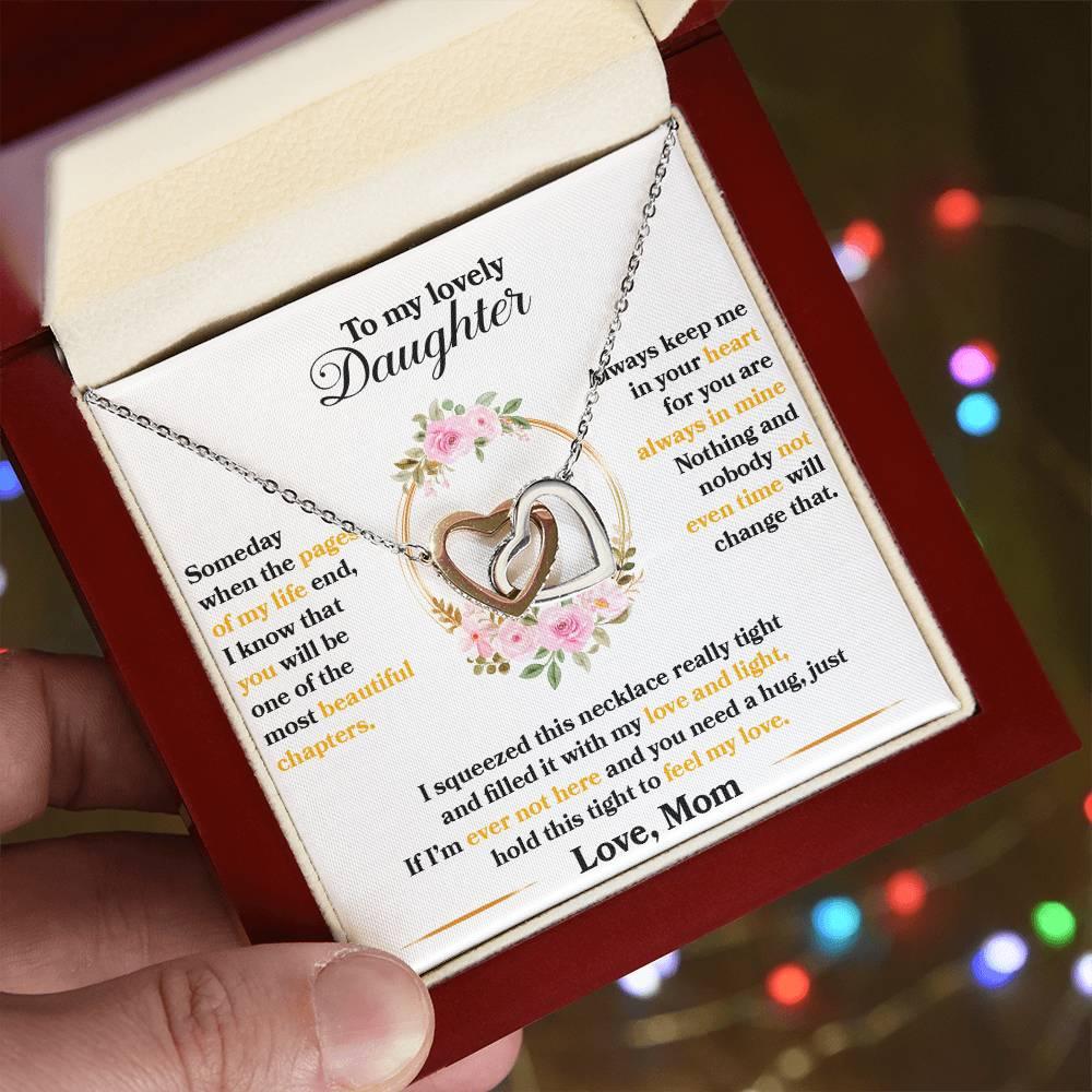 To My Lovely Daughter, Hold This Tight To Feel My Love - Gift Junction 