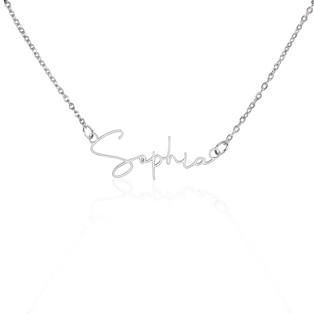 Customised Name Necklace To my Soulmate/Wife - Gift Junction 