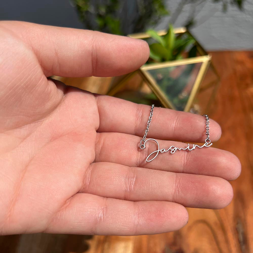 Customised Name Necklace To my Soulmate/Wife - Gift Junction 