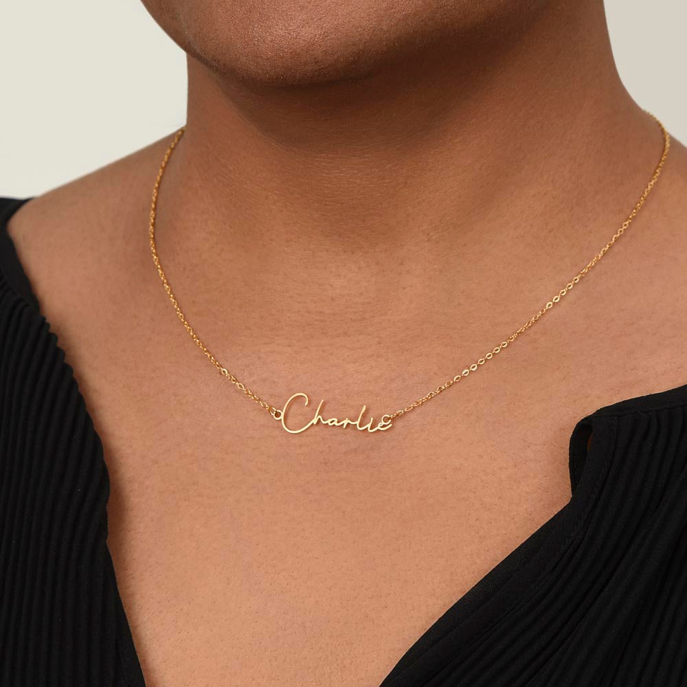 Customised Name Necklace To my Soulmate/Wife - Gift Junction 
