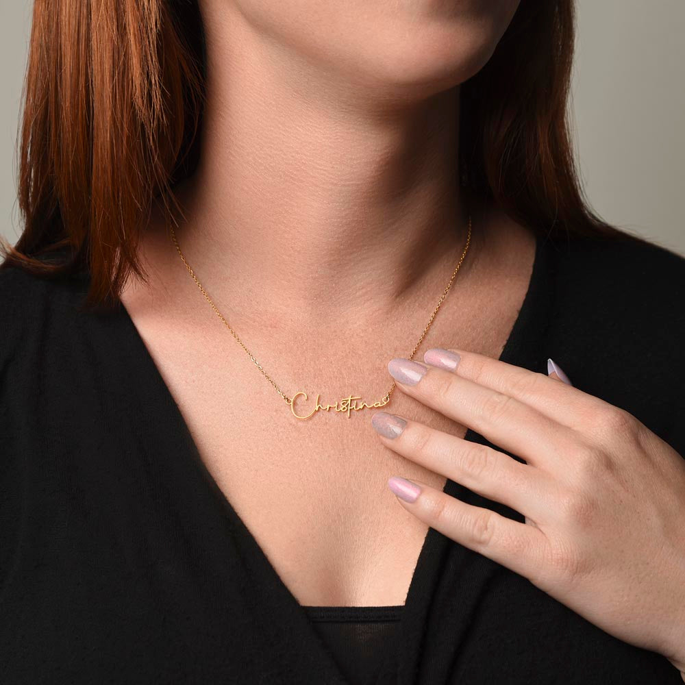 Customised Name Necklace To my Soulmate/Wife - Gift Junction 