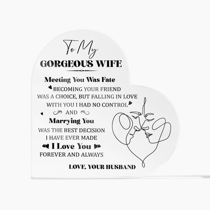 To my Gorgeous Wife, perfect Gift Idea - Gift Junction 