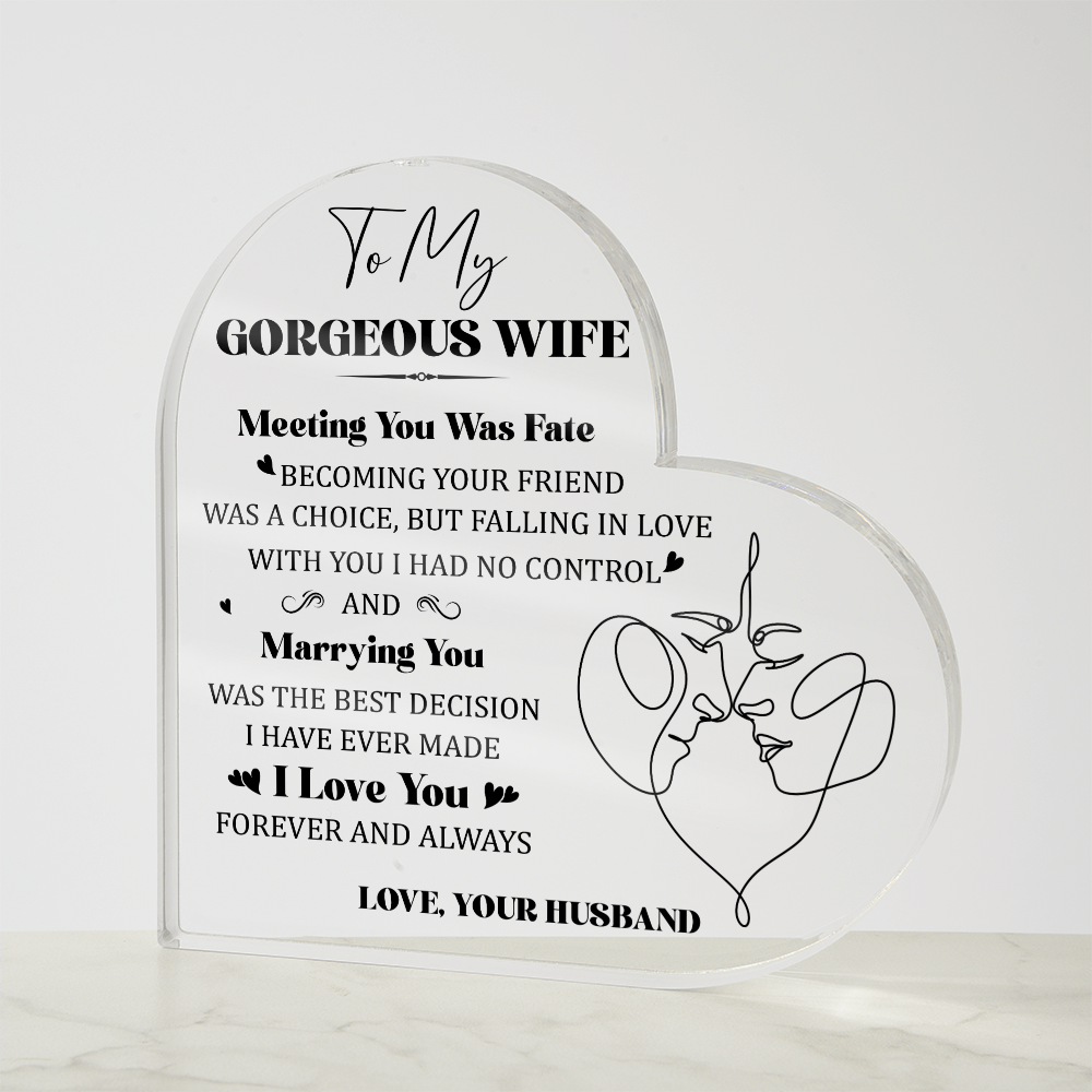 To my Gorgeous Wife, perfect Gift Idea - Gift Junction 