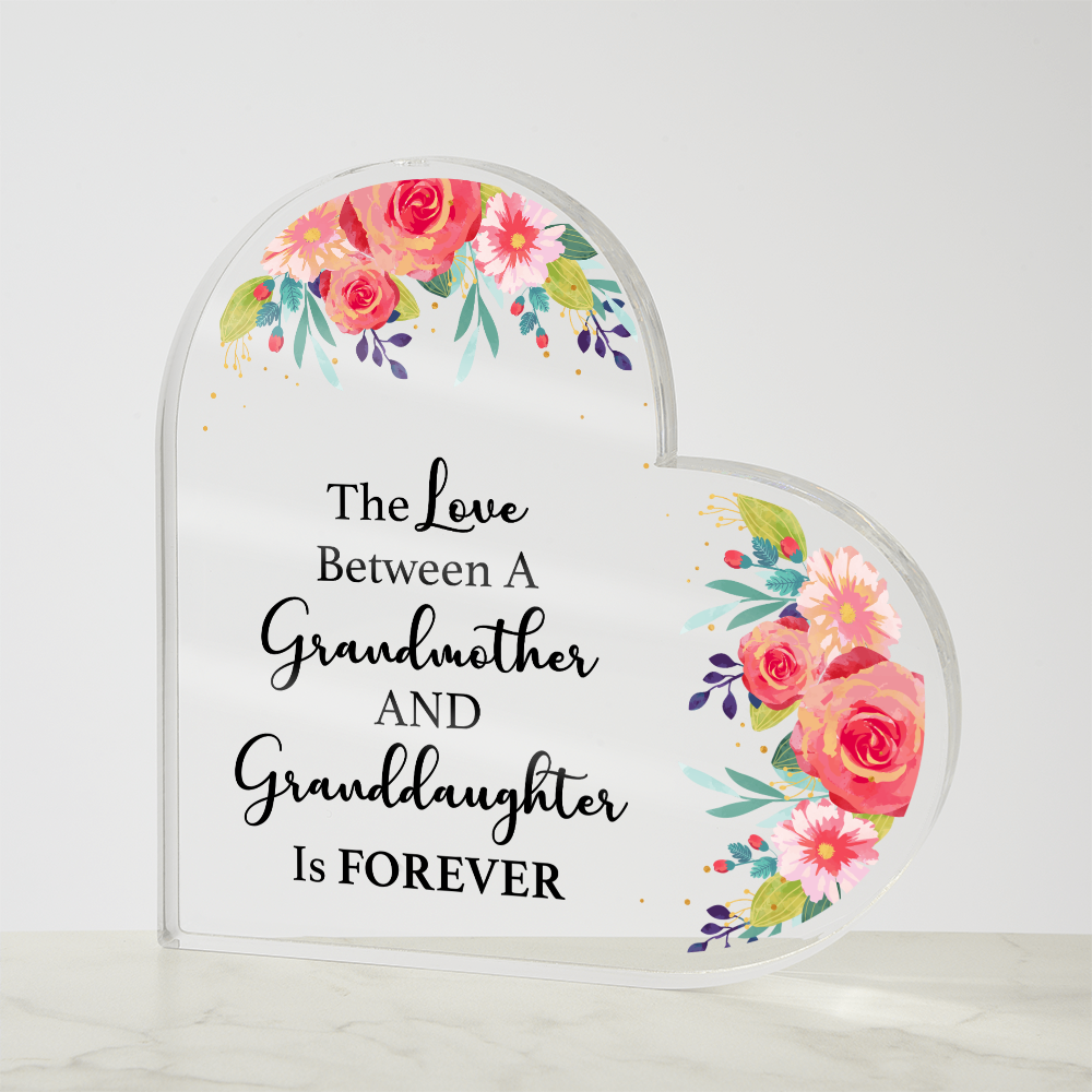 Printed Acrylic Heart Plaque, Show your love and Respect to the loved ones - Gift Junction 