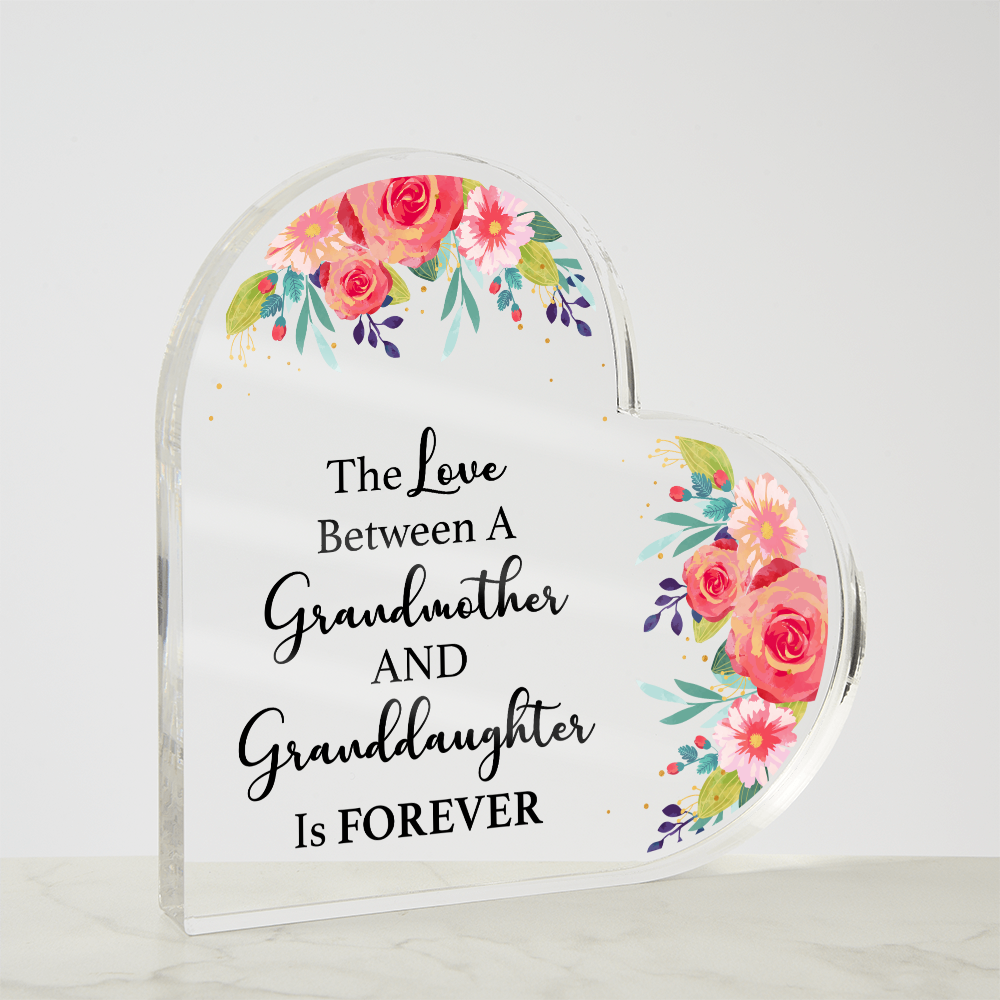 Printed Acrylic Heart Plaque, Show your love and Respect to the loved ones - Gift Junction 