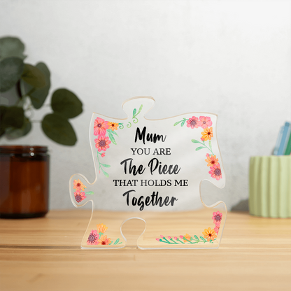 To my Mom, Acrylic Puzzle Plaque, Mother's Day