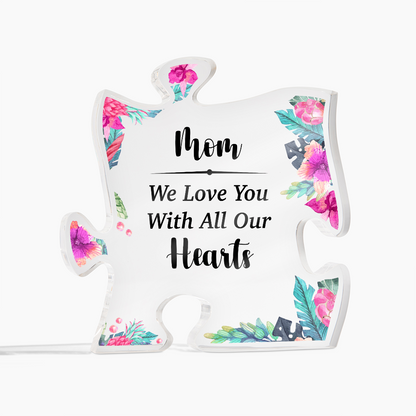 Acrylic Puzzle Plaque to my MOM, Mother's Day Gift Idea