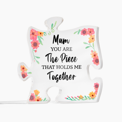 To my Mom, Acrylic Puzzle Plaque, Mother's Day