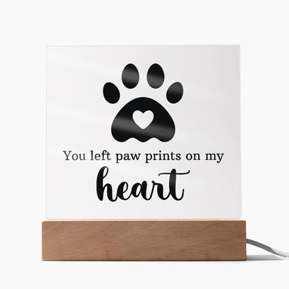 Keepsake Acrylic Bundle - You Left Pawprints In My Heart - Gift Junction 