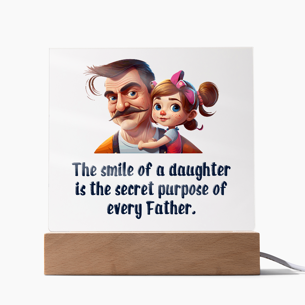To my Daughter, Beautiful Customised Acrylic Plaque Gift printed, from DAD - Gift Junction 