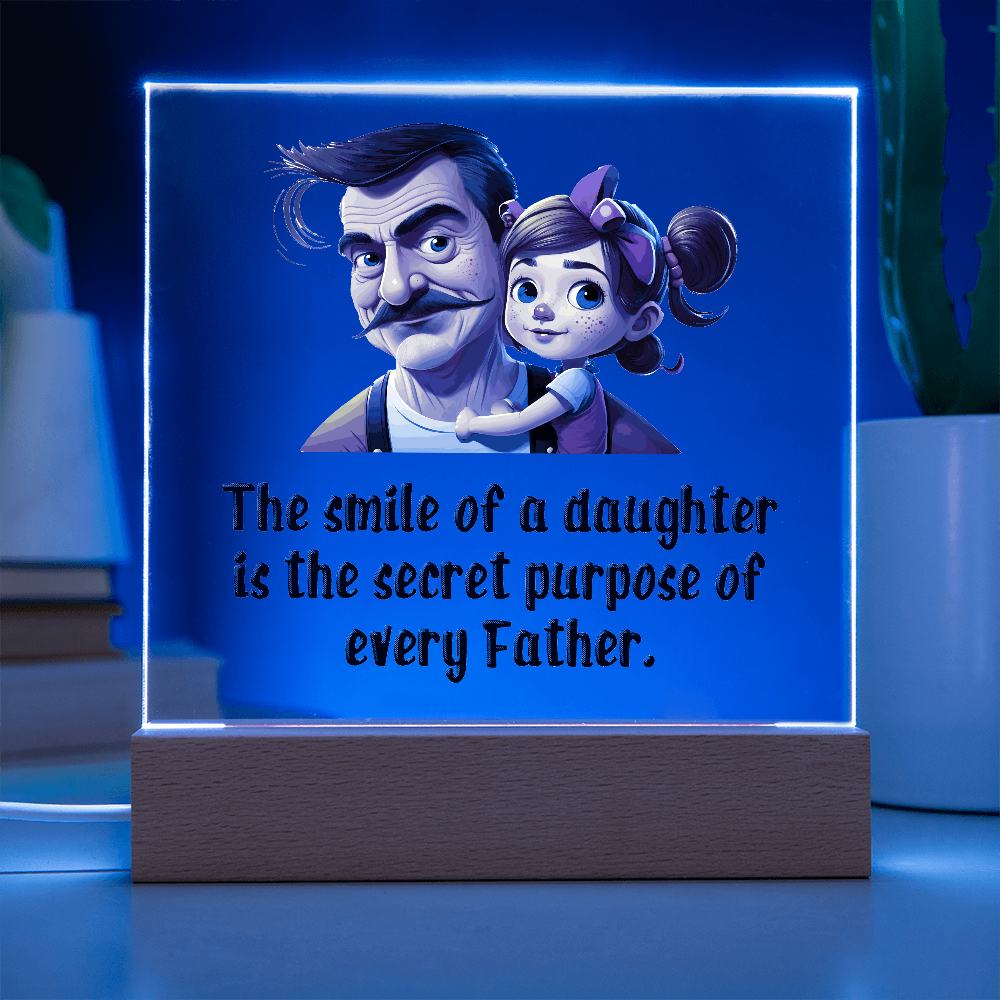 To my Daughter, Beautiful Customised Acrylic Plaque Gift printed, from DAD - Gift Junction 