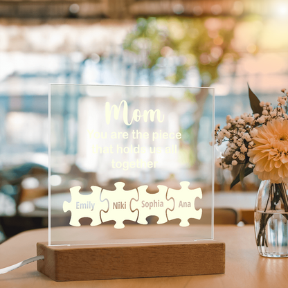 To my Mom, Customised Acrylic Plaque, Gift on Mother's Day, Valentine's Day