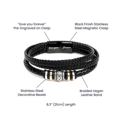 Gift Idea to my Husband, Message card with Bracelet - Gift Junction 