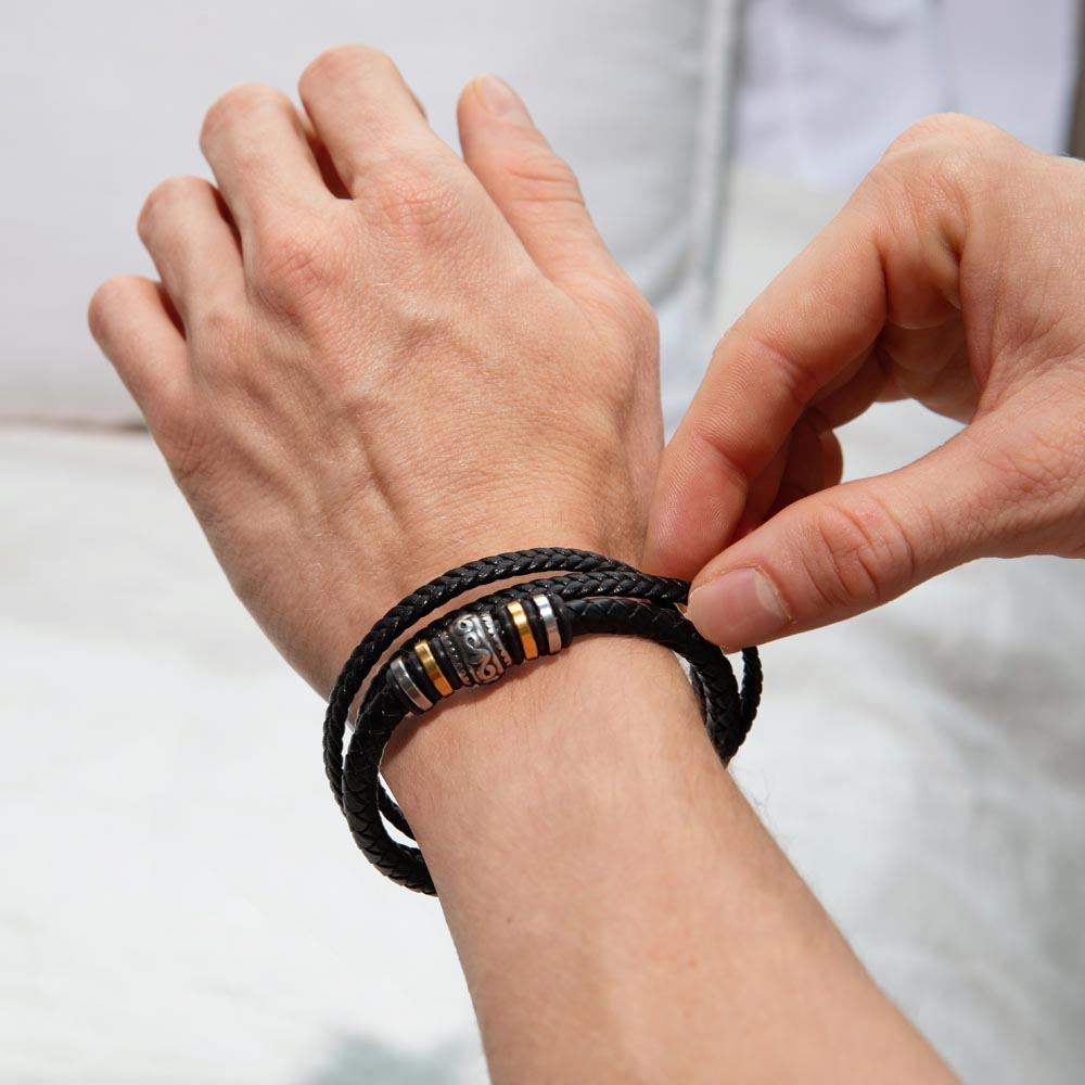 Gift Idea to my Husband, Message card with Bracelet - Gift Junction 