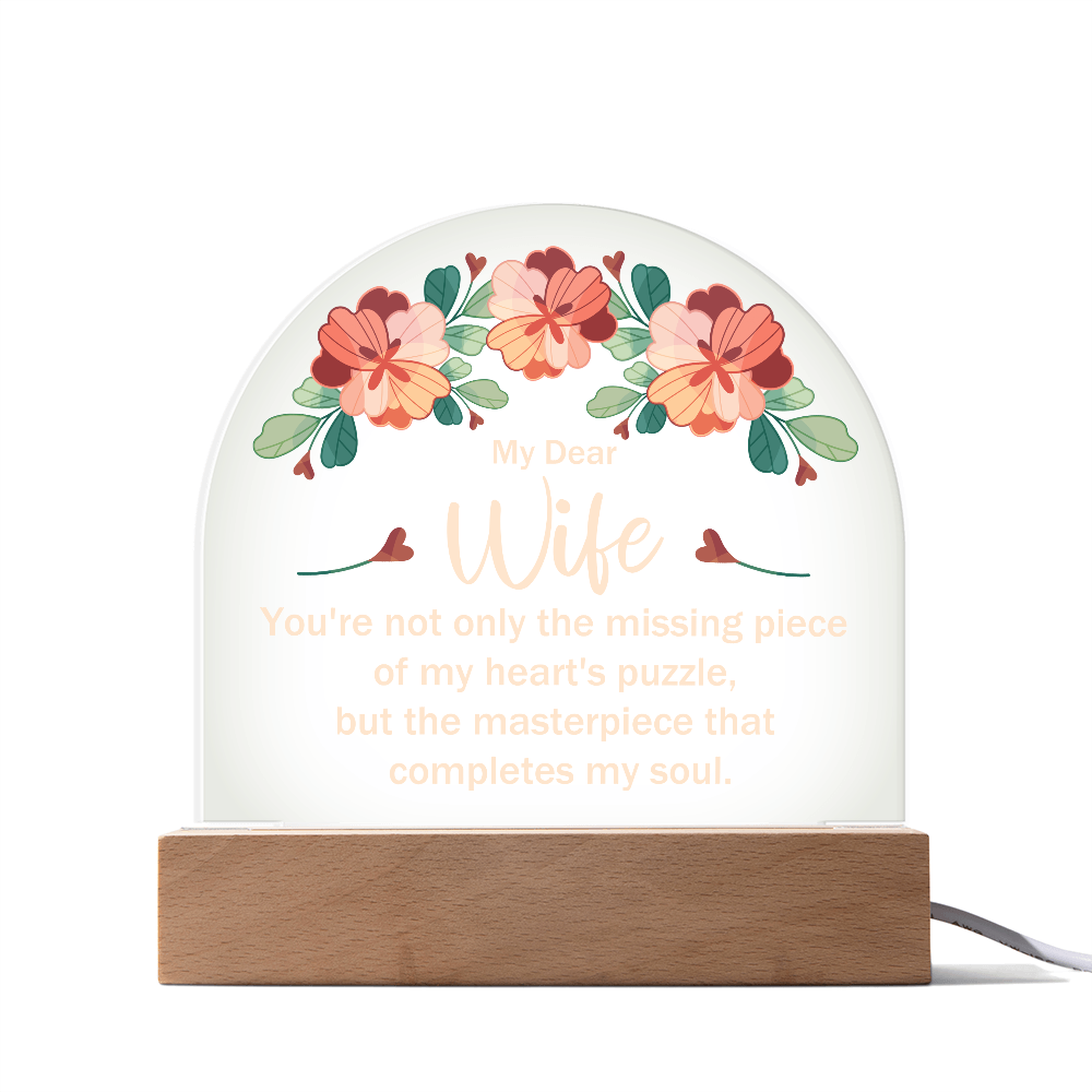 Unique Dome Gift To my Beautiful Wife - Gift Junction 