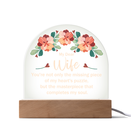 Unique Dome Gift To my Beautiful Wife - Gift Junction 