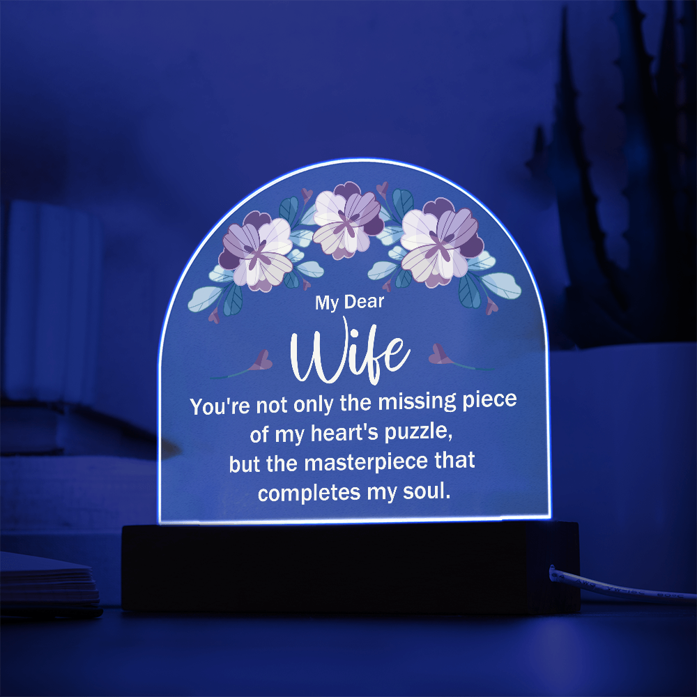 Unique Dome Gift To my Beautiful Wife - Gift Junction 