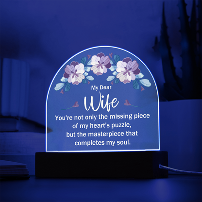 Unique Dome Gift To my Beautiful Wife - Gift Junction 