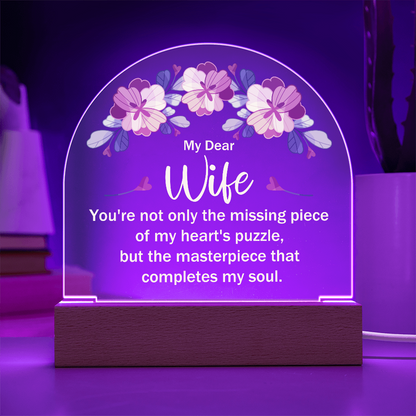 Unique Dome Gift To my Beautiful Wife - Gift Junction 