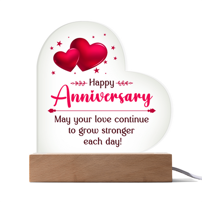 Best Anniversary Gift To Wife/Husband, Heart Plaque - Gift Junction 