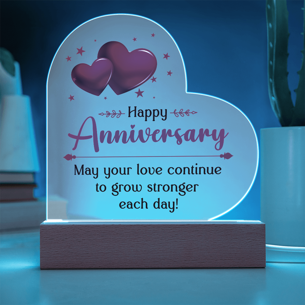 Best Anniversary Gift To Wife/Husband, Heart Plaque - Gift Junction 
