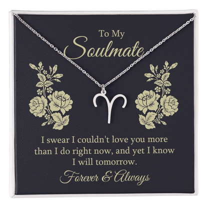 To my Wife, Personalised on Valentine's Day, Birthday, Anniversary zodica sign gift - Gift Junction 