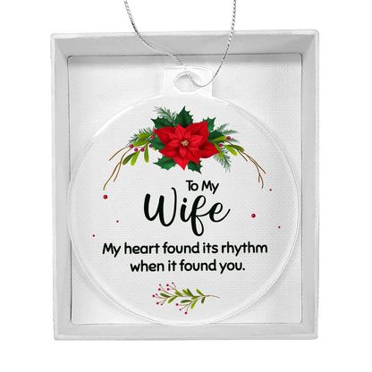 Decorative Acrylic Plaque, To my wife - Gift Junction 