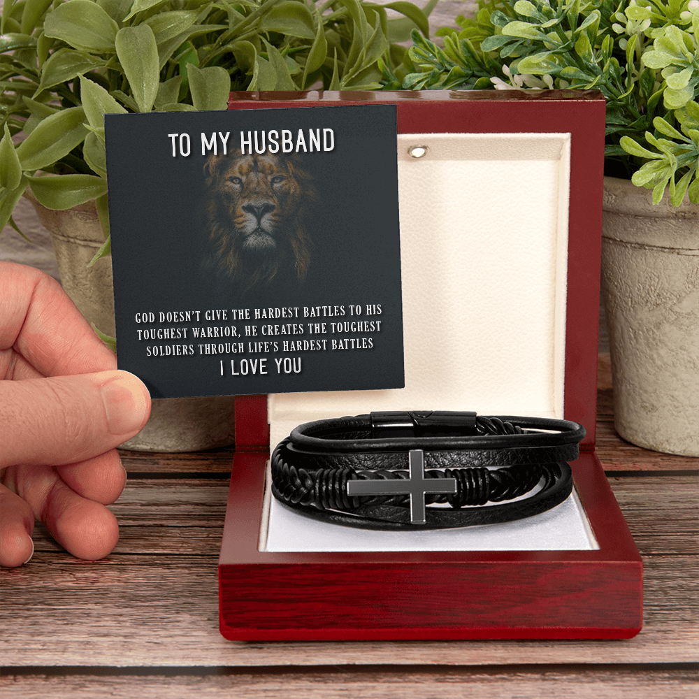 To my Husband, special Bracelet with Message card - Gift Junction 