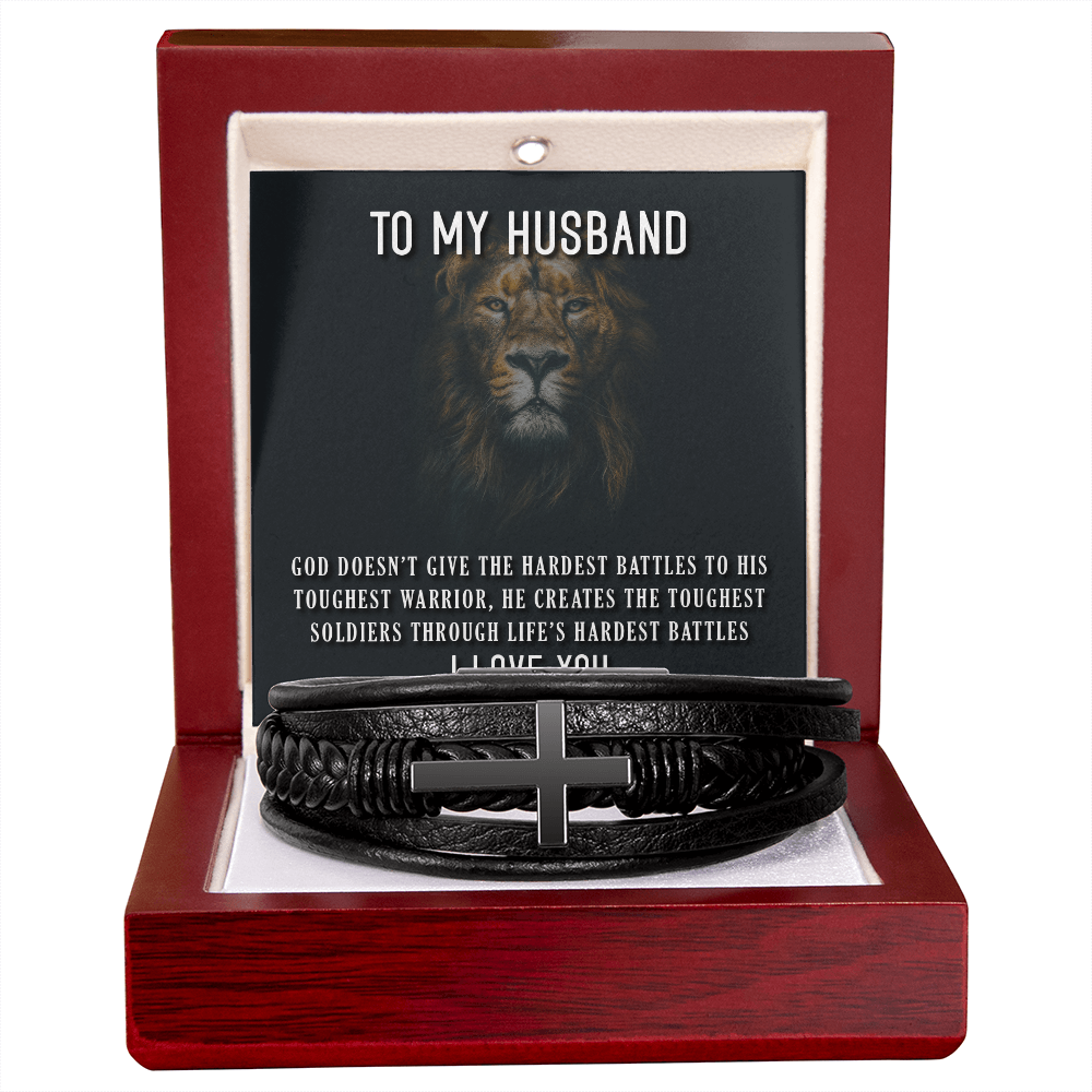 To my Husband, special Bracelet with Message card - Gift Junction 