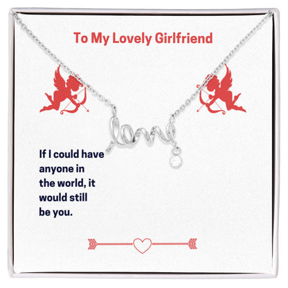 Specialised Necklace gift To my Lovely Girlfriend - Gift Junction 