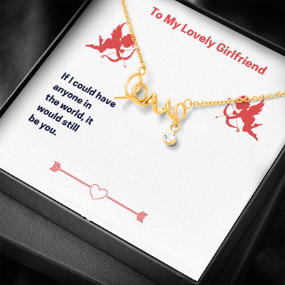Specialised Necklace gift To my Lovely Girlfriend - Gift Junction 