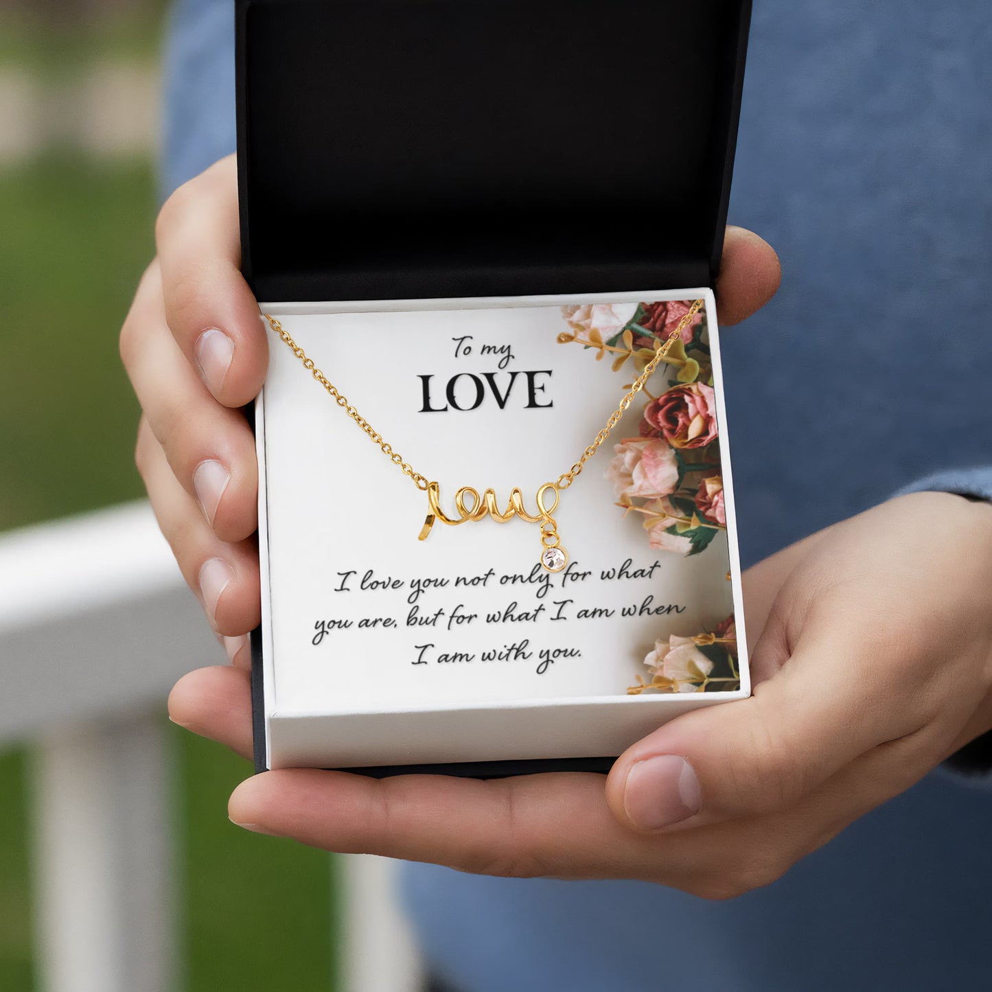 Romantic “To My Love” Necklace – Meaningful Valentine's Day Gift for Her - Gift Junction 