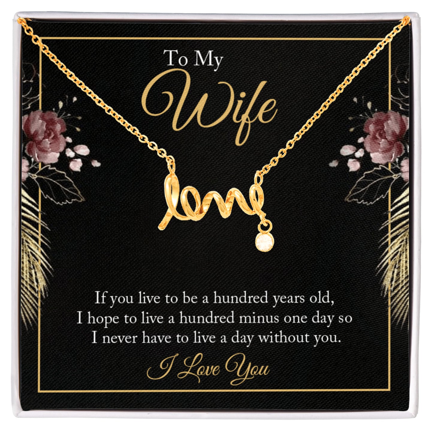 Gift of Love Sign to my Wife/Soulmate - Gift Junction 