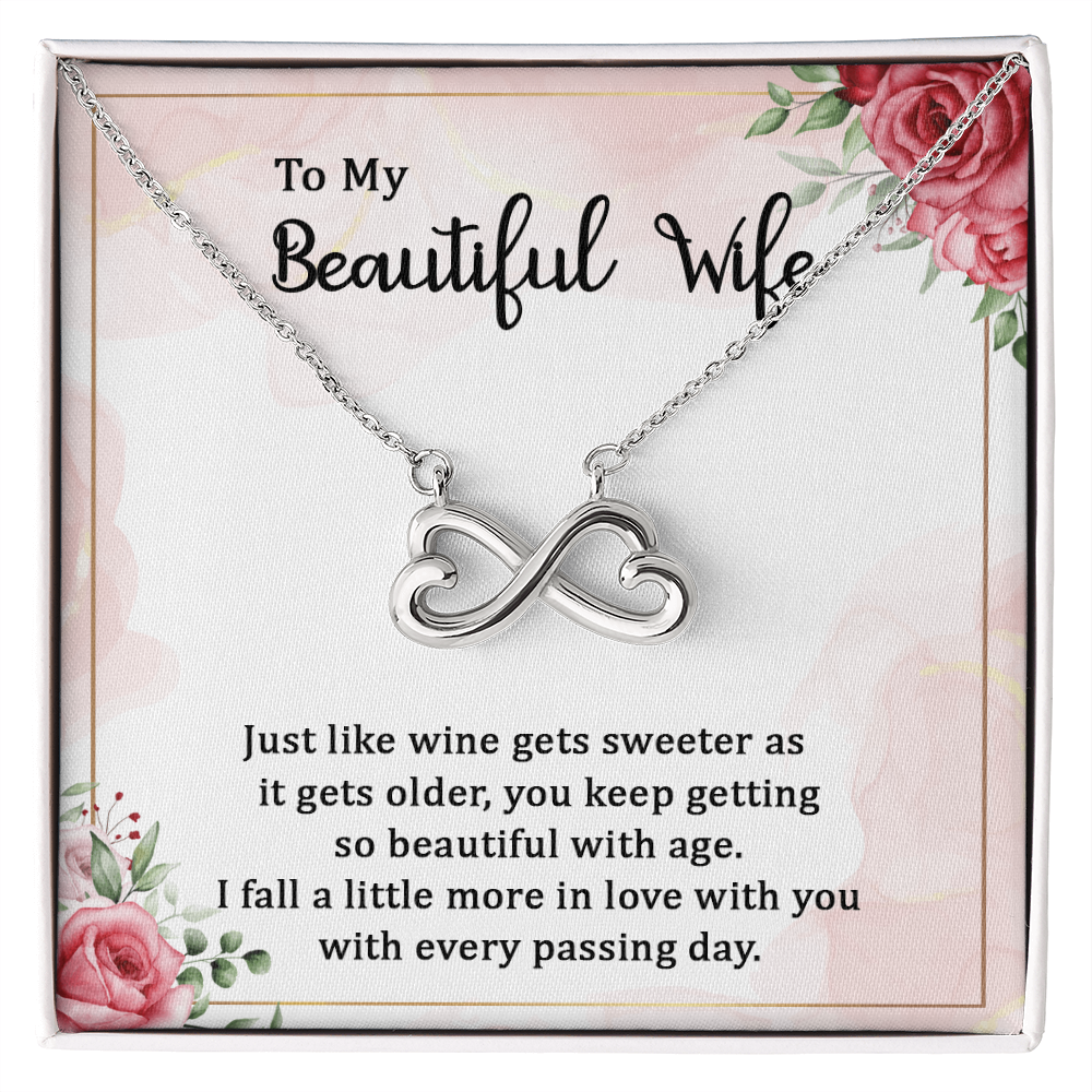 Endless Love Necklace,  To My Wife - Gift Junction 