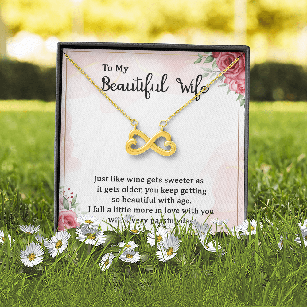 Endless Love Necklace,  To My Wife - Gift Junction 