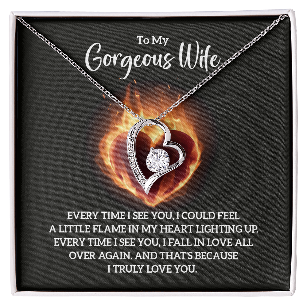Valentine's Day Gift for Wife, Heart Necklace - Gift Junction 