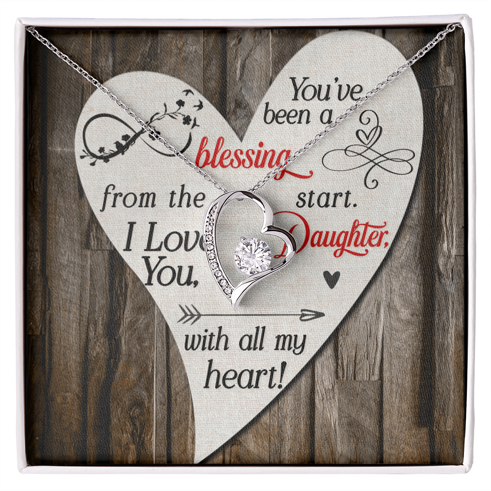 Forever Love Necklace, To my Beautiful Daughter - Gift Junction 
