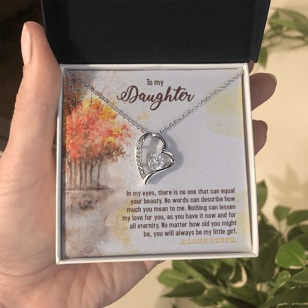 To my Daughter, Gift for Daughter Heart Pendant Sentimental Gift for Her Cherished Keepsake from Mum or Dad Daughter's Birthday Christmas Present for Her - Gift Junction 