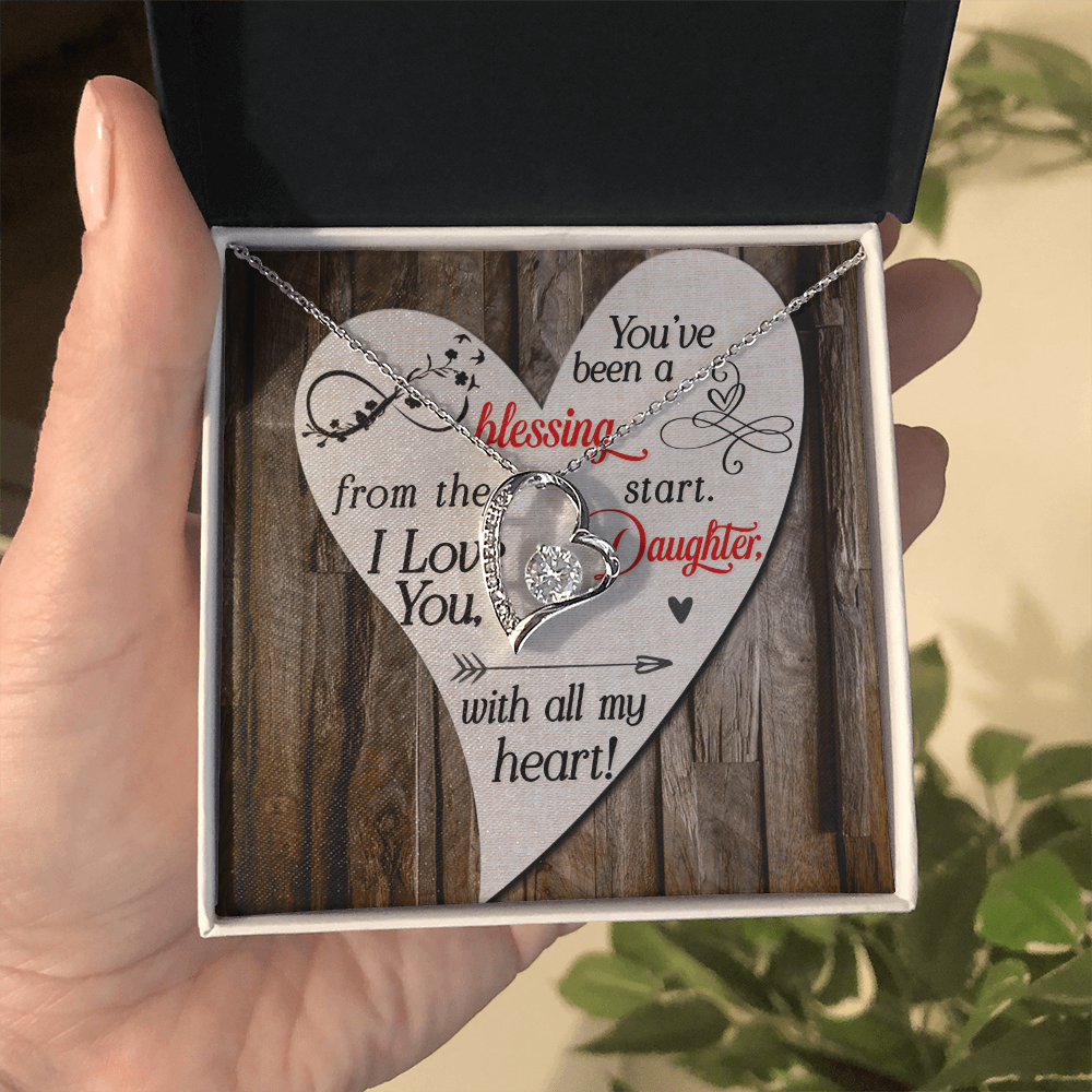 Forever Love Necklace, To my Beautiful Daughter - Gift Junction 