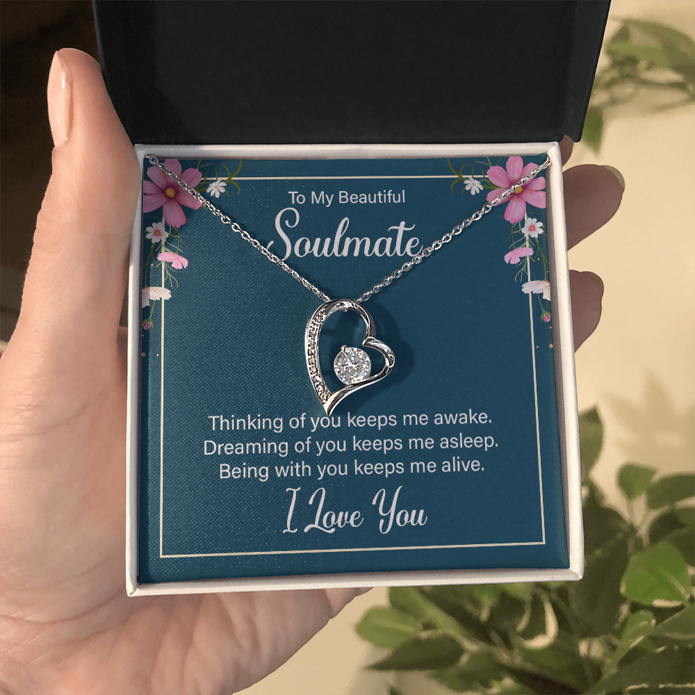 To My Wife / Soulmate, Heart Shaped Presents for Her, Valentines Day Birthday Present for Her GF Wife - Gift Junction 