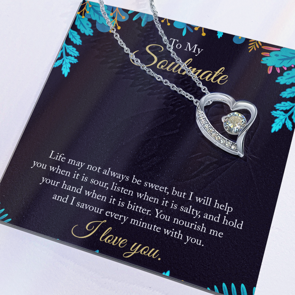 Perfect Gift for Wife, a necklace, pendant, or message-card jewelry - Gift Junction 