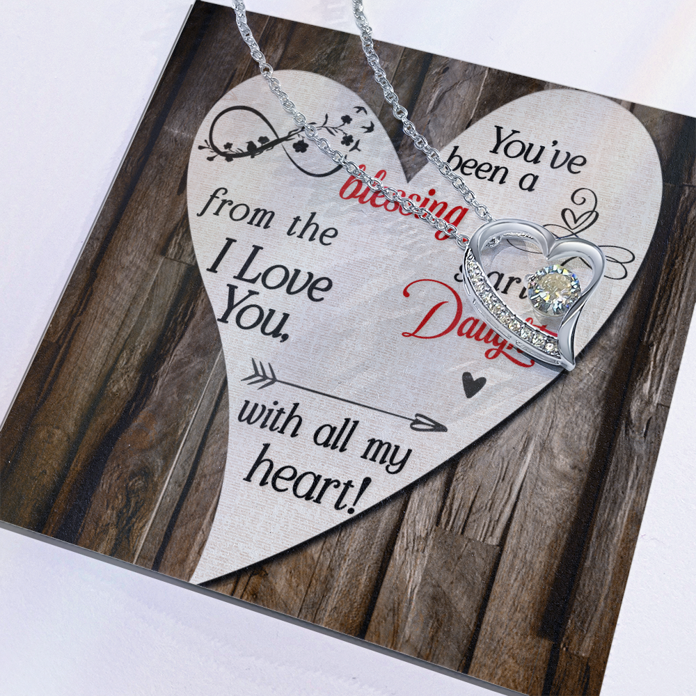 Forever Love Necklace, To my Beautiful Daughter - Gift Junction 